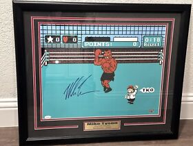 Mike Tyson Signed Framed 16x20 Boxing Punch Out Photo w/ NES Controller JSA ITP
