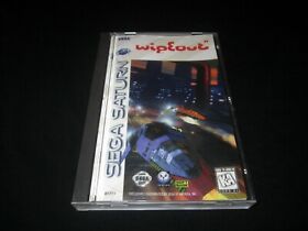 Wipeout (Sega Saturn, 1996) - DISC Manual and Case
