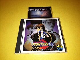 THE KING OF FIGHTERS 97   Neo Geo SNK Neogeo CD SNK SPINE CARD + REG CARD