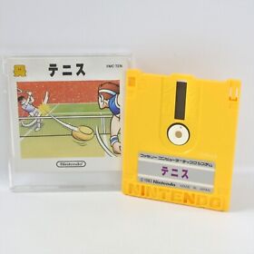 Famicom Disk TENNIS No Instruction Nintendo dk