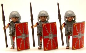 playmobil Roman Soldier 3 Pack with large shield (7878) New, sealed, Mint