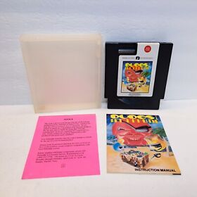 Dudes with Attitude (Nintendo NES, 1990) w/ Manual & Clamshell TESTED Works