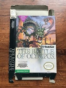 Battle of Olympus Nintendo NES solo caja vacía 