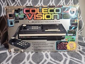 ColecoVision Console In Box w/ Controllers Manual Styrofoam. Untested.  