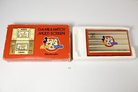 Vintage Boxed Nintendo Game And Watch Mickey & Donald Game 1982