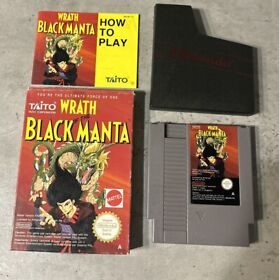 NES Wrath of the Black Manta Nintendo MATTEL PAL A ITA COME NUOVO