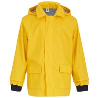 Petit Bateau  Classic Yellow Hooded Raincoat lined fits 3 yr old size 94cm