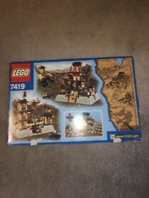 LEGO 7419 Adventurers Orient Expedition Dragon Fortress 2003 Box bottom Only