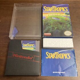 Startropics (Nintendo NES, 2000) CIB Complete - Tested - Authentic
