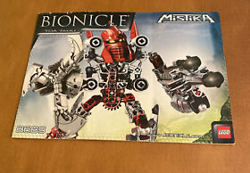 Lego Bionicle Toa Tahu 8689 Instruction Manual Only- No Pieces