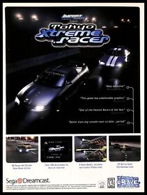 2000 Tokyo Xtreme Racer Retro Video Game PRINT AD Sega Dreamcast Racing Cars