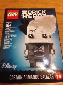 LEGO BRICK HEADZ 41594 DISNEY CAPTAIN ARMANDO SALAZAR - box is damaged