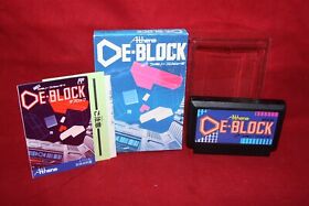 De-Block (Nintendo Famicom, 1991) Authentic Game Cartridge, CIB