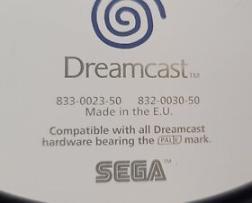 Dreamcast Sega Extreme Sports EURO review disc white CD MILKA EDITION