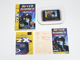 InStock AFTER BURNER COPLETE w/Regi Card Flyer SUPER 32X Mega Drive SEGA Genesis