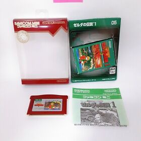 Legend of Zelda Densetsu Famicom Mini Gameboy Advance GBA Nintendo Box Manual VG