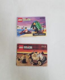 LEGO Pirates Smuggler's Shanty 6258 & Scorpion Tracker  5918 - MANUALS ONLY