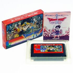 DRAGON QUEST III 3 Famicom Nintendo FC Japan Import ENIX RPG NTSC-J Complete