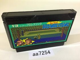 aa7254 Tag Team Pro Wrestling NES Famicom Japan