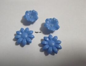 LEGO x10 Belville 4 Flowers MD Blue Flowers Blue 5825 MOC-A18