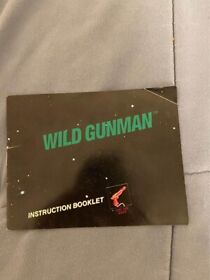 Wild Gunman solo manual NES Nintendo