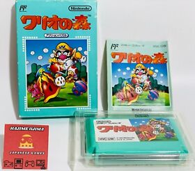 Nintendo Famicom Wario No Mori Wario's Woods CIB FC NES JP Japan NTSC-J