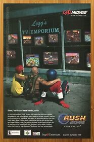 2000 San Francisco Rush 2049 N64 Dreamcast Vintage Print Ad/Poster Official Art