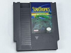 Startropics NES Cleaned Tested and Working