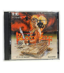 Pc Engine Data East Rogue Combat Troop Bloody Wolf Software JAPAN Used