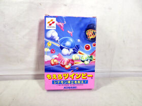 MOERO TWINBEE Famicom Nintendo Japan Import Free shipping FedEx