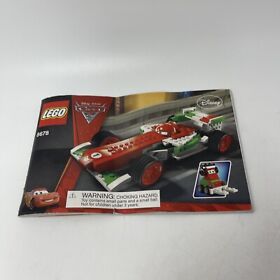 LEGO Disney Cars Ultimate Build Francesco 8678 Instruction Book Only