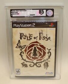 2006 Sony PlayStation 2 PS2 Rule of Rose VGA 85 NM+ Brand New Sealed Graded
