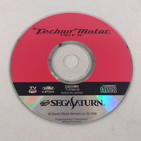 Japanese Sega Saturn Techno Motor Technomotor Japan Import Disc Only US Seller