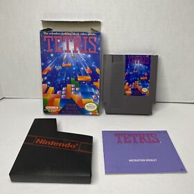 Vintage TETRIS (NES Nintendo) From Russia With Fun! Game Cartridge w/Booklet