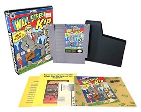 Wall Street Kid (Nintendo NES 1990) COMPLETE CIB w/ Manual & Inserts *TESTED*