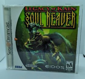 Legacy of Kain: Soul Reaver (Sega Dreamcast, 1999)CIB w/ Manual *Tested *Working
