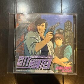 PC Engine City Hunter Action Video game software Japanese ver. with manual USED