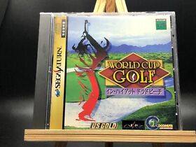 World Cup Golf ~In Hyatt Dorado Beach~ (Sega Saturn,1996) from japan