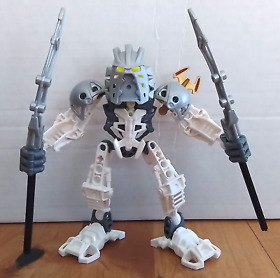 LEGO BIONICLE 7135 Takanuva MILDLY CRACKED JOINTS!
