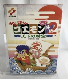 Famicom Ganbare Goemon Gaiden 2 Tenka Zaiho Japan Action Game FC