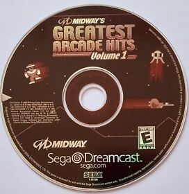 Sega Dreamcast - Midway's Greatest Arcade Hits Volume 1 - game disc only