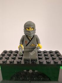 LEGO Gray Ninja Minifigure cas049 3019 6093 1187 4805 6089 6033