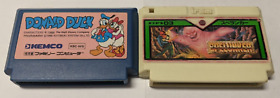 Nintendo Famicom Lot of 2 - Donald Duck Spelunker - Wcx13
