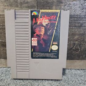 A Nightmare on Elm Street Nintendo Nes Authentic Video Game Cart