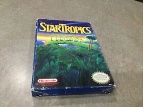 Startropics (Nintendo NES, 2000) Bx, Sleeve And Cartridge VGC.