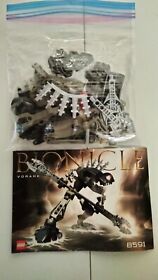 Lego Bionicle VORAHK 8591 Rahkshi Figure with Kraata and Manual