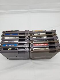 Nintendo Nes Original OEM Authentic **Pick Your Game** Cart Only Cleaned Tested 