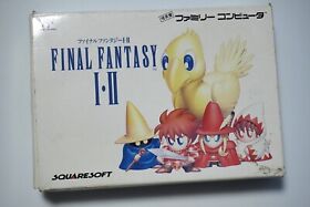 Famicom Final Fantasy I.II 1+2 boxed Japan FC game US Seller