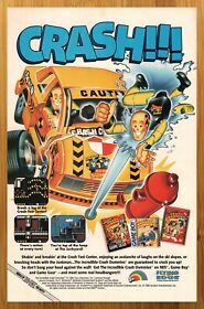 1993 The Incredible Crash Dummies NES Game Gear/Boy Print Ad/Poster SNES Genesis