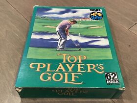 Top Player's Golf Neo Geo AES Japan Carton CARDBOARD BOX ONLY NeoGeo US Seller